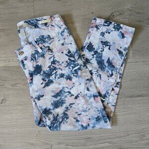 Boho Crop Floral Jeans